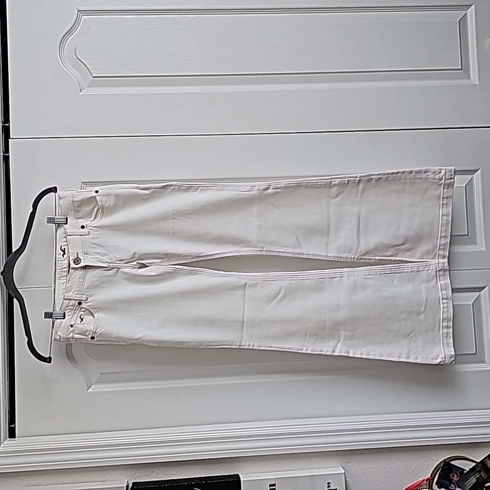Hollister White Flare Jeans